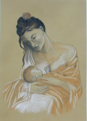 Galerie Von Eva Maria Herrmann Menschen Mutter Mit Kind Picasso